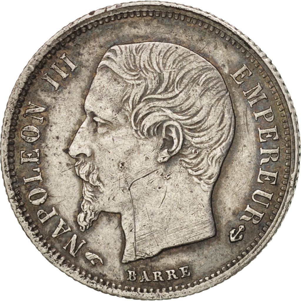 Münze, Frankreich, Napoleon III, Napoléon III, 50 Centimes, 1858, Paris, SS+