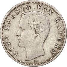 German States, BAVARIA, Otto, 2 Mark, 1904, Munich, EF(40-45), Silver, KM:913