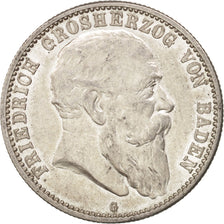 Moneta, Stati tedeschi, BADEN, Friedrich I, 2 Mark, 1907, Stuttgart, SPL