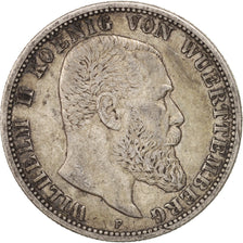 Moneda, Estados alemanes, WURTTEMBERG, Wilhelm II, 2 Mark, 1903, Freudenstadt