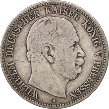Monnaie, Etats allemands, PRUSSIA, Wilhelm I, 2 Mark, 1877, Berlin, TB+, Argent