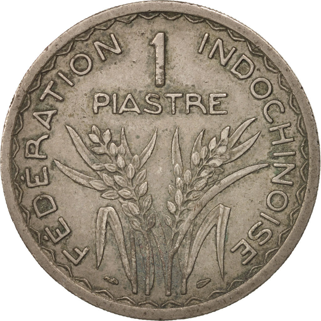 Coin, FRENCH INDO-CHINA, Piastre, 1947, Paris, EF(40-45), Copper-nickel
