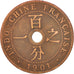 Monnaie, FRENCH INDO-CHINA, Cent, 1901, Paris, TB+, Bronze, KM:8, Lecompte:57