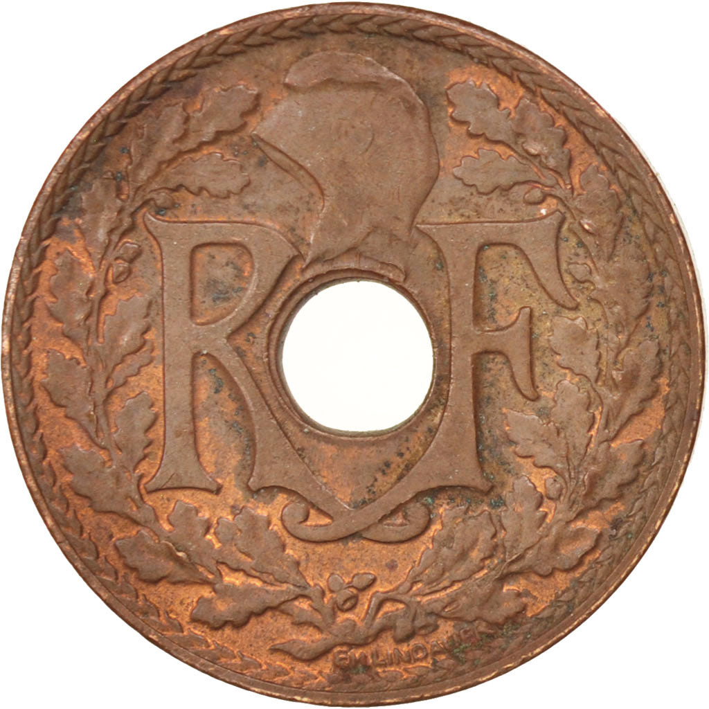 FRENCH INDO-CHINA, 1/2 Cent, 1939, Paris, AU(55-58), Bronze, KM:20, Lecompte:31