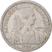 INDOCINA FRANCESE, 10 Cents, 1945, Paris, BB+, Alluminio, KM:28.1