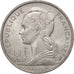Réunion, 5 Francs, 1955, Paris, AU(55-58), Aluminum, KM:9