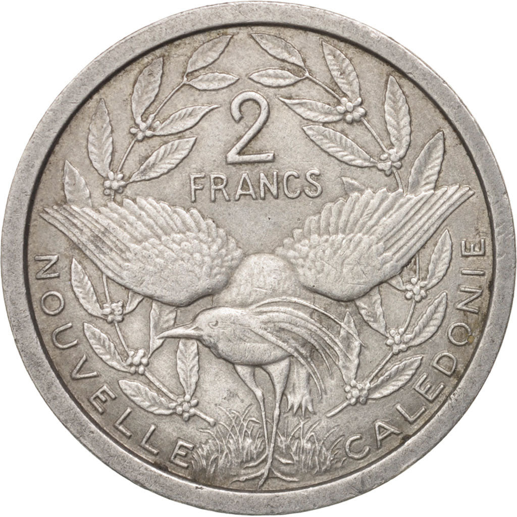 Nouvelle-Calédonie, 2 Francs, 1949, Paris, TTB+, Aluminum, KM:3
