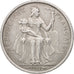 New Caledonia, 2 Francs, 1971, Paris, AU(50-53), Aluminum, KM:9
