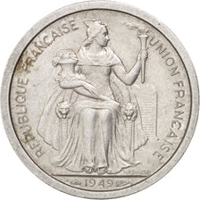 Moneta, Nuova Caledonia, Franc, 1949, Paris, BB+, Alluminio, KM:2