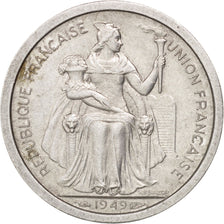 Monnaie, Nouvelle-Calédonie, Franc, 1949, Paris, TTB+, Aluminium, KM:2