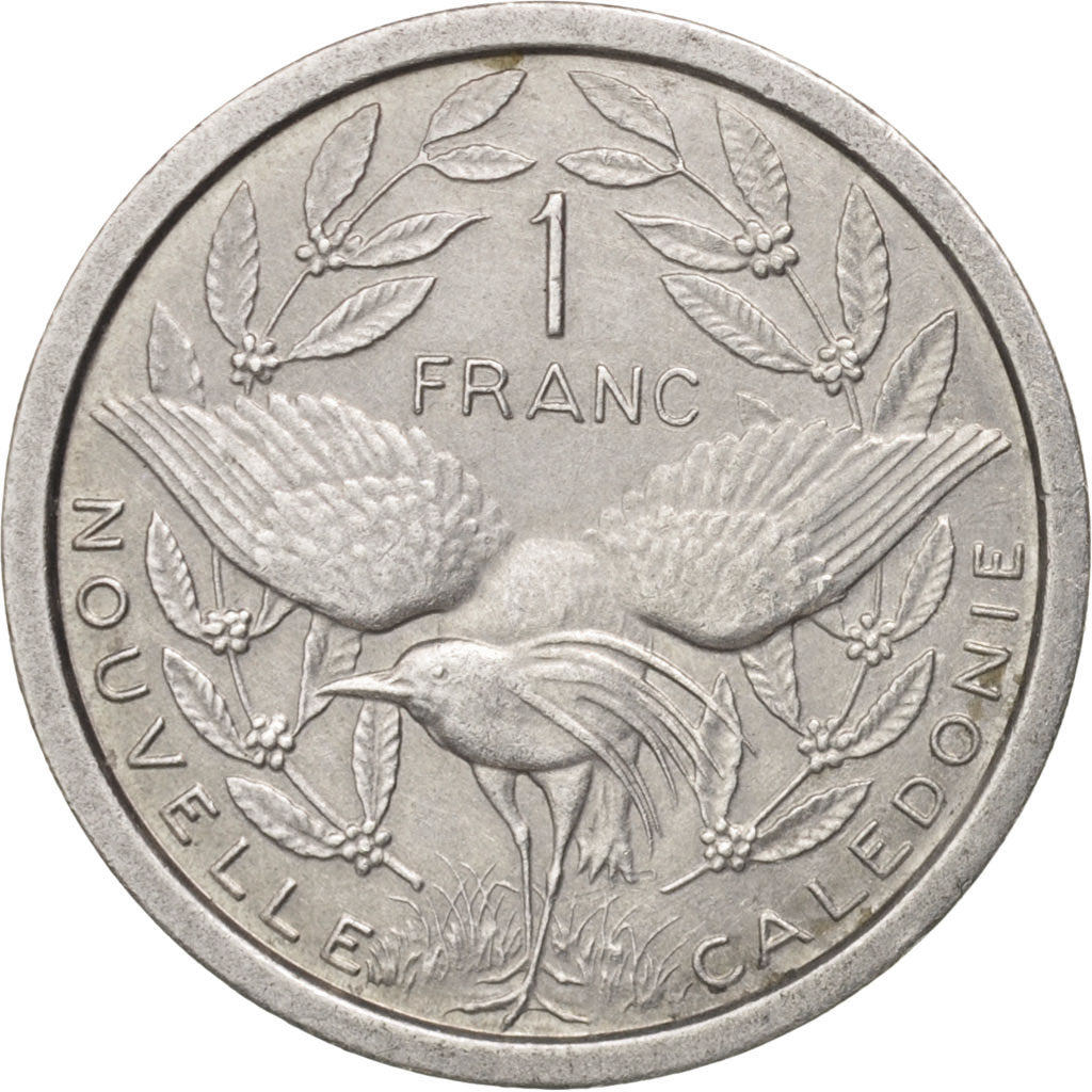 New Caledonia, Franc, 1972, Paris, AU(55-58), Aluminum, KM:10