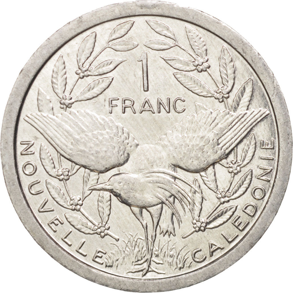 Moneta, Nuova Caledonia, Franc, 1989, Paris, BB+, Alluminio, KM:10