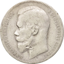 Russland, Nicholas II, Rouble, 1897, St. Petersburg, VF(30-35), Silver, KM:59.3