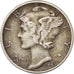 United States, Mercury Dime, Dime, 1945, U.S. Mint, Philadelphia, EF(40-45)