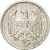 GERMANY, WEIMAR REPUBLIC, Mark, 1924, Berlin, VF(20-25), Silver, KM:42