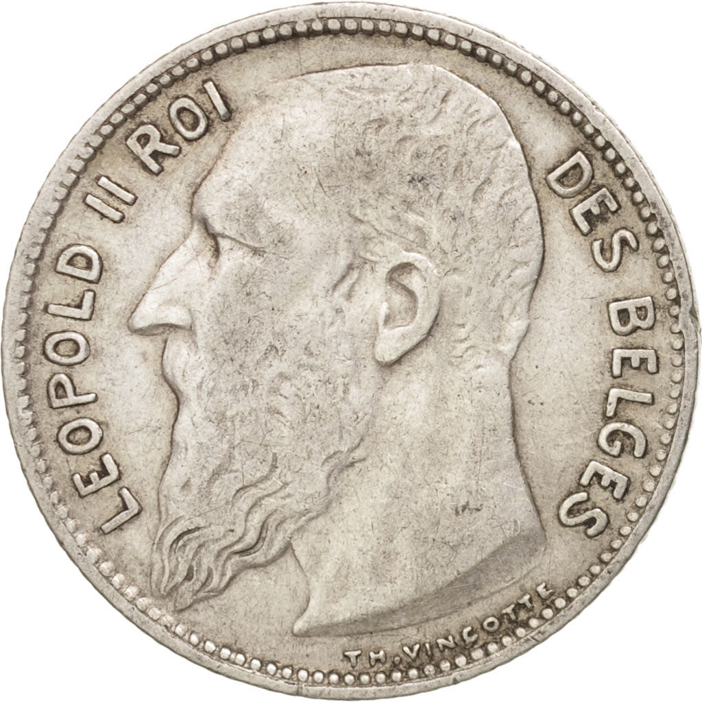 Belgium, Franc, 1904, EF(40-45), Silver, KM:56.1