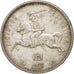 Lituania, 2 Litu, 1925, King's Norton, BB+, Argento, KM:77