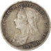 Great Britain, Victoria, 3 Pence, 1900, VF(20-25), Silver, KM:777