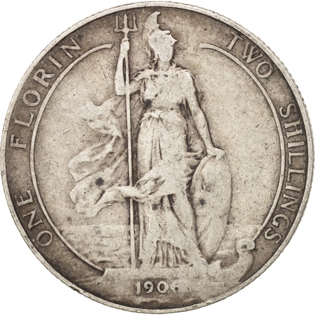 Great Britain, Edward VII, Florin, Two Shillings, 1906, VF(20-25), Silver