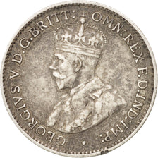 Moneda, Australia, George V, Threepence, 1916, MBC, Plata, KM:24
