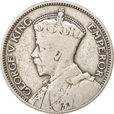 Fiji, George V, Shilling, 1935, VF(30-35), Silver, KM:4