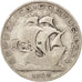 Moneda, Portugal, 5 Escudos, 1942, Lisbon, BC+, Plata, KM:581