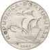 Portugal, 5 Escudos, 1947, Lisbon, AU(55-58), Silver, KM:581