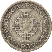 Angola, 20 Escudos, 1952, BB, Argento, KM:74