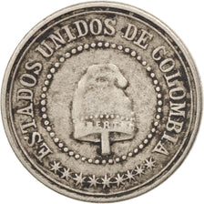 Colombie, 2-1/2 Centavos, 1881, Scoville Mfg. Co., Waterbury, CT, USA, TTB