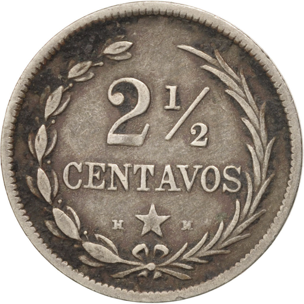 Dominican Republic, 2-1/2 Centavos, 1888, Dominican Republic Mint, Paris