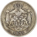 Romania, Carol I, Leu, 1874, Bucarest, EF(40-45), Silver, KM:10