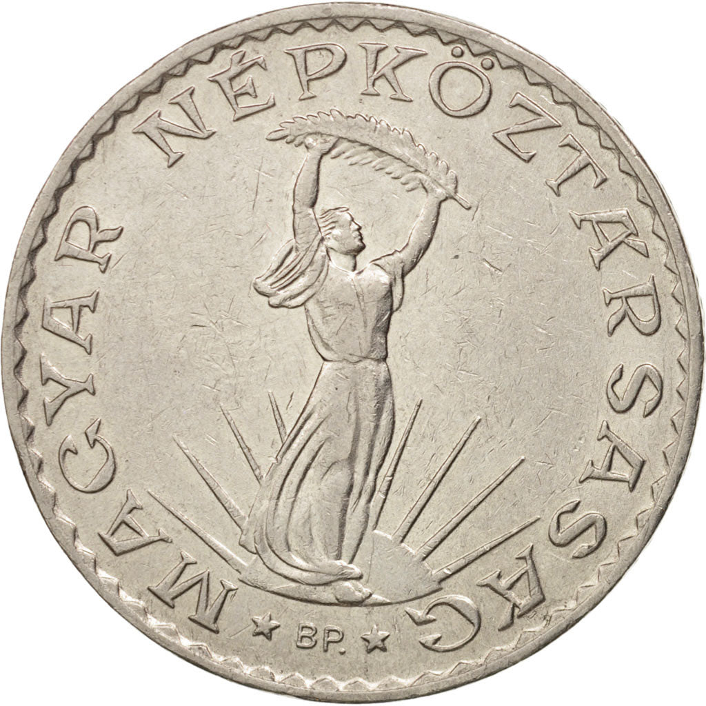 Coin, Hungary, 10 Forint, 1972, EF(40-45), Nickel, KM:595