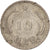 Moneda, Dinamarca, Christian IX, 10 Öre, 1873, Copenhagen, MBC, Plata, KM:795.1