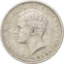 Portugal, Manuel II, 100 Reis, 1910, Lisbon, EF(40-45), Silver, KM:548