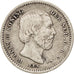 Moneta, Holandia, William III, 5 Cents, 1863, AU(50-53), Srebro, KM:91