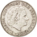 Münze, Niederlande, Juliana, Gulden, 1957, SS+, Silber, KM:184