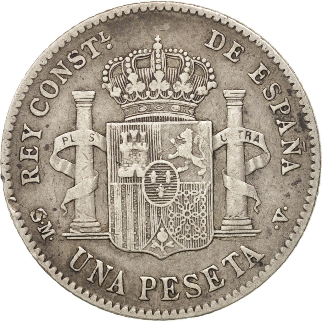 Spain, Alfonso XIII, Peseta, 1903, Madrid, EF(40-45), Silver, KM:721