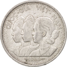 Vietnam, STATE OF SOUTH VIET NAM, 20 Su, 1953, Paris, EF(40-45), Aluminum, KM:2