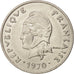 French Polynesia, 20 Francs, 1970, Paris, AU(55-58), Nickel, KM:6