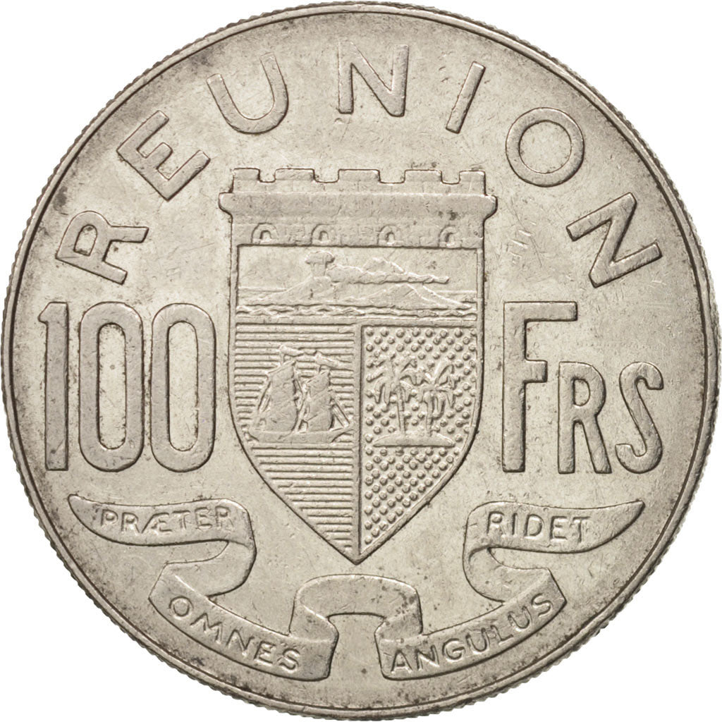 Réunion, 100 Francs, 1964, AU(50-53), Nickel, KM:13