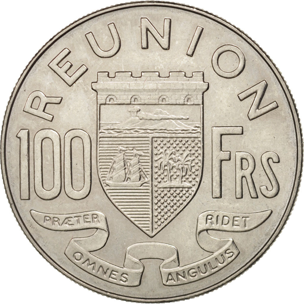 Réunion, 100 Francs, 1964, AU(55-58), Nickel, KM:13