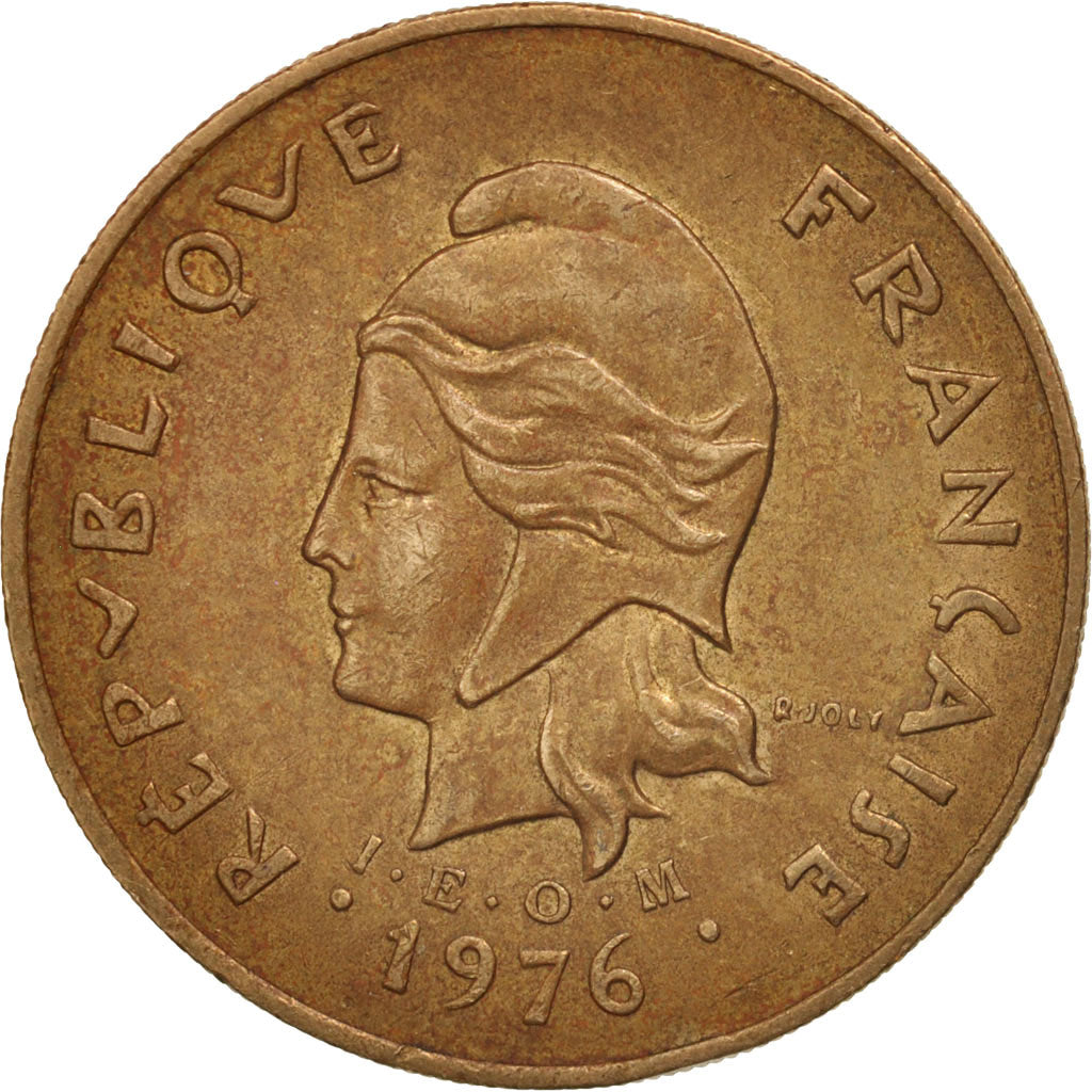 Münze, French Polynesia, 100 Francs, 1976, Paris, SS+, Nickel-Bronze, KM:14
