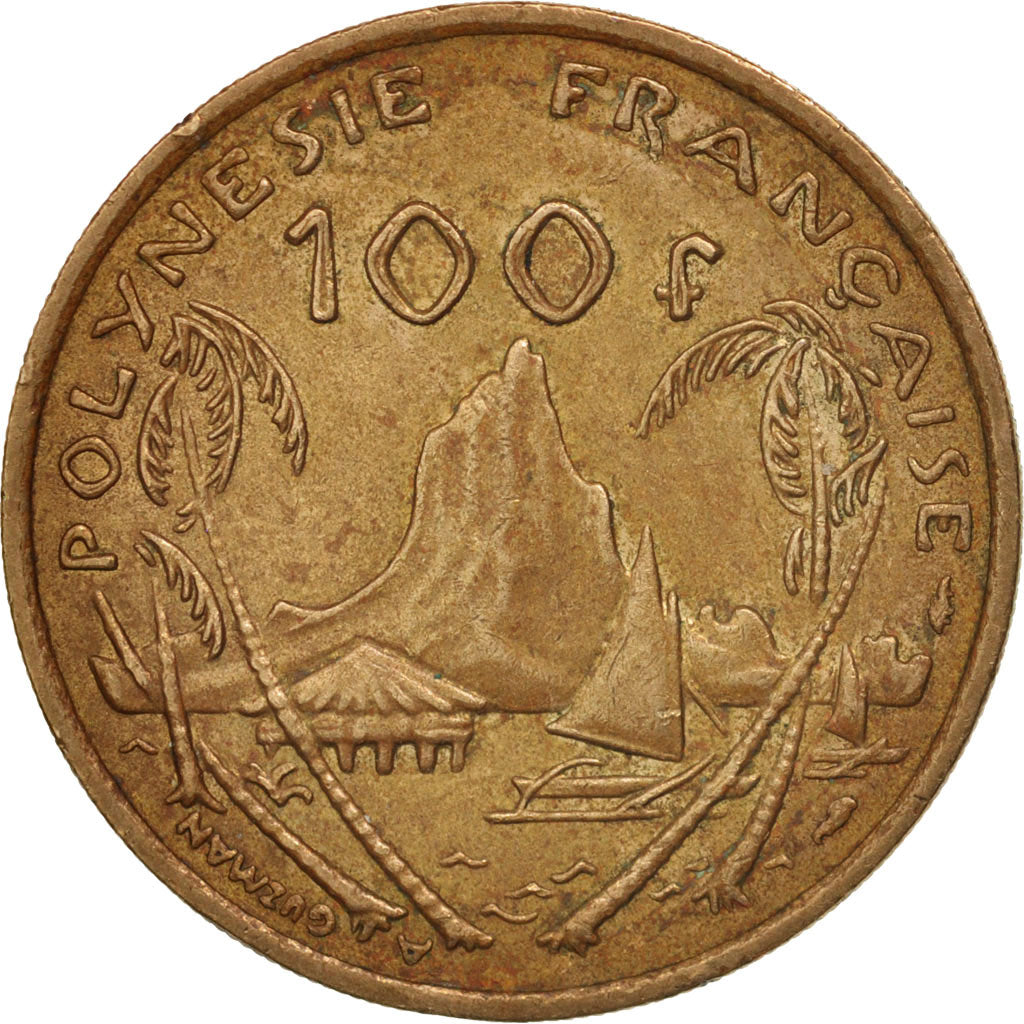 Münze, French Polynesia, 100 Francs, 1976, Paris, SS+, Nickel-Bronze, KM:14