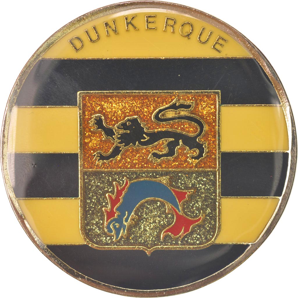 Francia, Medal, Ville de Dunkerque, Politics, Society, War, XXth Century, SPL...