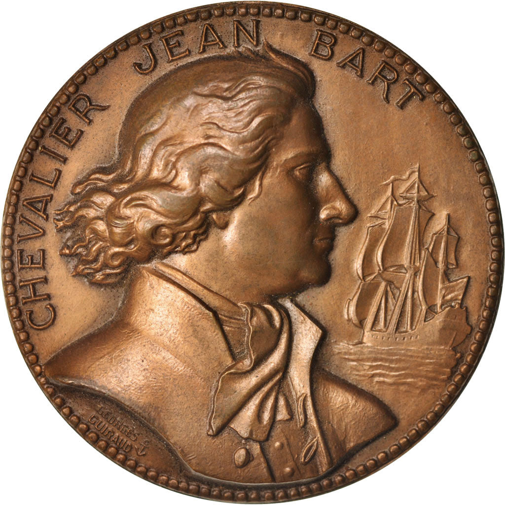 Francia, Medal, Ville de Dunkerque, Shipping, 1991, Guiraud, EBC, Bronce