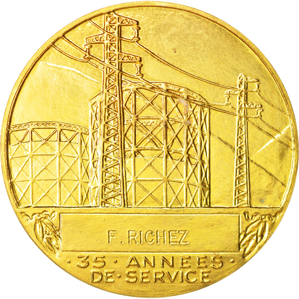 Francia, Medal, Électricité de France et gaz de France, Business & industry