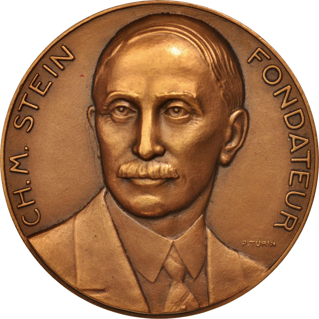 France, Medal, Ville de Roubaix, Stein Fondateur, Business & industry, 1958