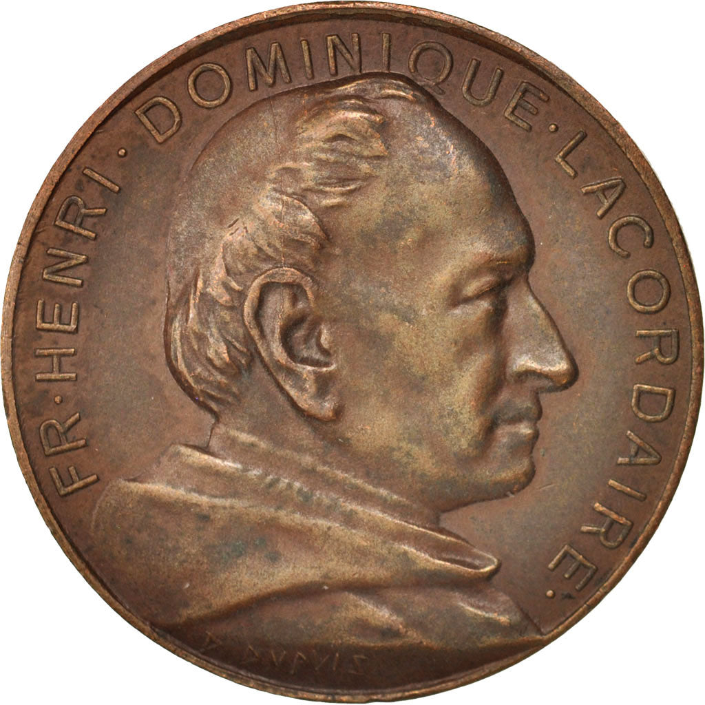 France, Medal, Dominique Lacordaire, Arts & Culture, XIX Century, Dupuis.D