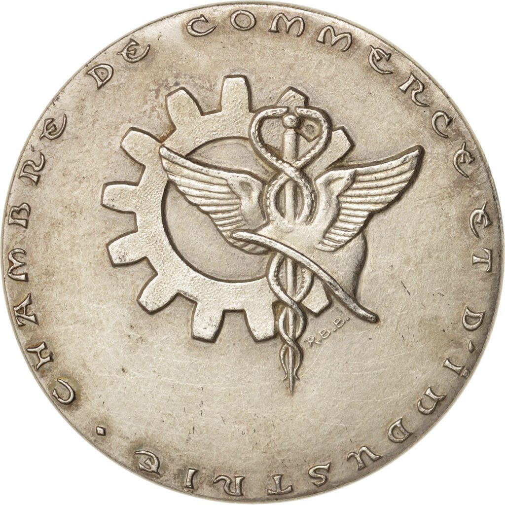 Francia, Medal, Chambre de Commerce de Lille, Roubaix et Tourcoing, Business...