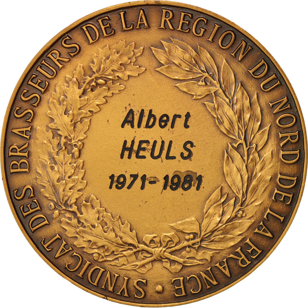 France, Medal, Syndicat des Brasseurs de la Région du Nord de la France